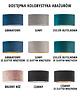 plafony Czarny plafon do salonu w stylu glamour WENECJA VELUR fi - 30 cm 3