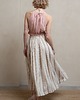 spódnice maxi Bawełniano-wiskozowa spódnica w paski, BEIGE WANDA 4
