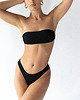 stroje kąpielowe i kostiumy kąpielowe damskie TROPIKO SWIMWEAR - CAPRI BANDEAU TOP czarny 2