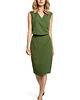 sukienki midi damskie Elegancka dopasowana sukienka 1