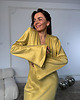 sukienki midi damskie Sukienka Desire gold lyocell 3