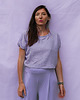 topy damskie Oversizowy Top nietoperz  lniany muslin 2