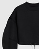 bluza bez kaptura damska Bluza raw black 1