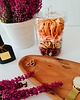gumki do włosów Gumka jedwabna, scrunchie, frotka słodka morelka MAXI 3
