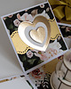 kartki scrapbooking Pamiątka ślubu, exploding box, kartka 3d 5