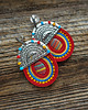kolczyki soutache Ogień i woda- etniczne kolczyki soutache 3