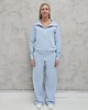 komplety damskie Kissa wygodny komplet z rozpinaną bluzą  Baby Blue 1