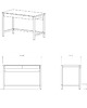 biurka Biurko 120x60 z szufladami w wielu kolorach 7