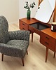 fotele Fotel szary, włoski design, lata 70, produkcja: Włochy 1