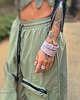 pierścionki - różne Pierścionek czarny duży ze skóry naturalnej boho 4