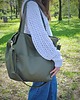 torby na ramię Lazy bag Pocket torba zielona ekoskóra oversize 6