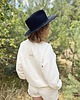 bluza bez kaptura damska Śmietankowa bluza dresowa z haftem WILD GRL, VADA 5
