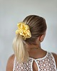 gumki do włosów Gumka jedwabna, scrunchie, frotka lemon aura MAXI 1