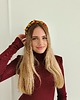 opaski do włosów Opaska marszczona jedwabna opaska do włosów opaska na włosy autumn tale 2