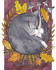 grafiki i ilustracje Jesienny Kot - baśniowa ilustracja A4, 21 x 29,7 cm 2