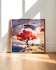 plakaty Surrealistyczny Plakat "Harmony" Kolaż 1