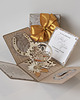 kartki scrapbooking 50 rocznica ślubu, złote gody, exploding box, kartka 3d 2