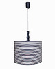 lampy do pokoju dziecka Lampa wisząca w granatowe paski 1