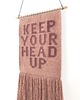makramy Makatka Plakat Keep Your Head Up 1