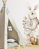 naklejki ścienne do pokoju dziecka Naklejka "Royal Bunnies-mama królik" 1