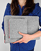 etui na laptopa ETUI Z FILCU na laptopa czerwony zamek 6
