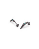 kolczyki srebrne Kolczyki srebrne Geommetry GEMstone / black silver earrings 7