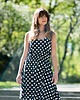 sukienki midi damskie Sukienka Monroe w grochy 1