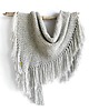 szale damskie Delikatna chusta handmade COSY szara 1
