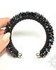 bransoletki ze szkła Derven II, smocza bransoleta cuff, beading 4
