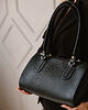 torby na ramię PERFECT BAG - skórzana torebka - czarna 2