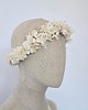wianki komunijne Kremowy wianek na głowę - hortensja i różyczki 6