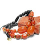 bransoletki z kamieni naturalnych Karneol, jaspis czerwony, agat czerwony i lawa bransoletka 2