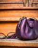 torby na ramię Śliwkowa torebka na ukos od LadyBuQ Art . Mała torebeczka vintage 3