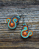kolczyki soutache Małe kolczyki sutasz 1
