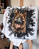 t-shirty męskie Męska koszulka z owczarkiem niemieckim. 1