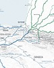 plakaty Plakat Camino de Santiago Droga św. Jakuba mapa szlaków 3