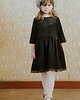 sukienki dla dziewczynki Elegancka sukienka odcinana w talii MARY, czarna 3