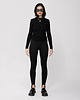 bluzki z długim rękawem damskie Sweatshirt Bella black 2