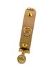 bransoletki skórzane Mona Spike & Crystal Gold Bracelet 3