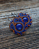 kolczyki soutache Małe kolczyki sutasz z lapis lazuli 2