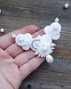 kolie Ślubny naszyjnik soutache z perełkami 6
