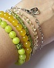bransoletki z kamieni naturalnych Alloys Collection - line heart 5