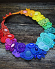 kolie Na zamówienie- Tęczowy Bajkowiec - naszyjnik Soutache 4