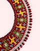 kolie Naszyjnik łemkowska krywulka, ażurowe kolie z koralików folk etno 1