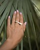 pierścionki srebrne Pierścionek SIX / glossy silver ring 1
