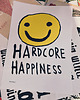 plakaty Plakat HARDCORE HAPPINESS  grafika ilustracja na szczęście dla hardkora 4