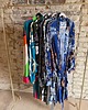 szlafroki damskie Szlafrok narzutka kimono w egzotyczne rosliny 7