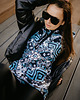 bluza z kapturem damska Damska Bluza Expres Zamek DR.CROW Mint Baroque 1