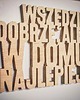 napisy dekoracyjne i tabliczki Wszędzie dobrze, ale w domu najlepiej - napis 1
