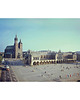 fotografia Fotografia z passe-partout; Rynek Główny w Krakowie, fotografia kolorowa 1